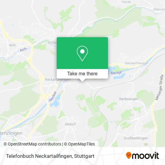 Карта Telefonbuch Neckartailfingen