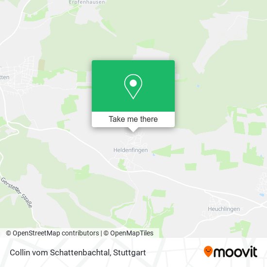 Карта Collin vom Schattenbachtal