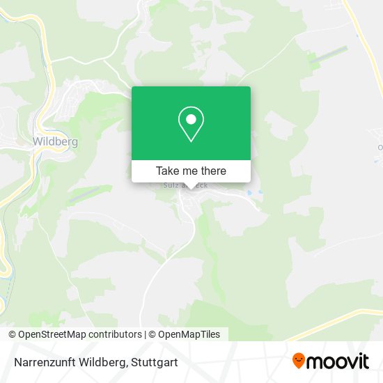 Narrenzunft Wildberg map
