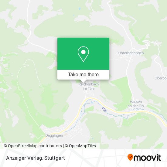 Карта Anzeiger Verlag