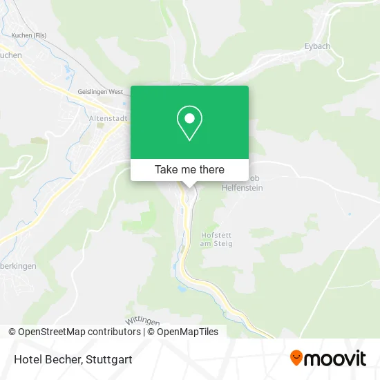 Карта Hotel Becher