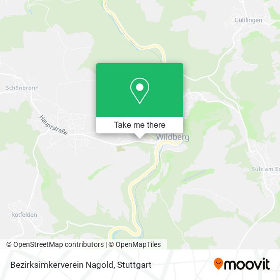 Bezirksimkerverein Nagold map