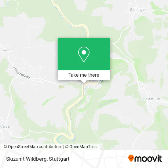 Карта Skizunft Wildberg