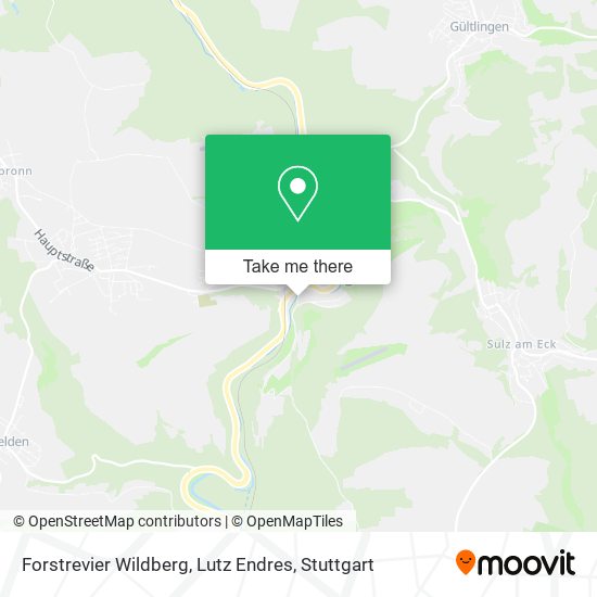 Forstrevier Wildberg, Lutz Endres map