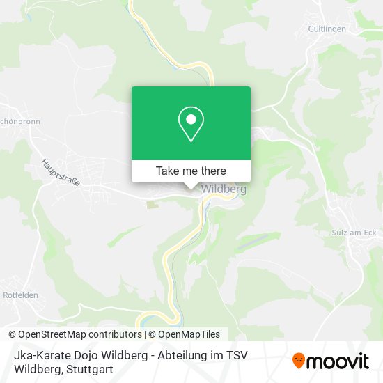 Jka-Karate Dojo Wildberg - Abteilung im TSV Wildberg map