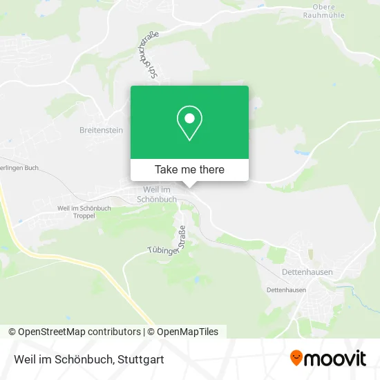 Карта Weil im Schönbuch