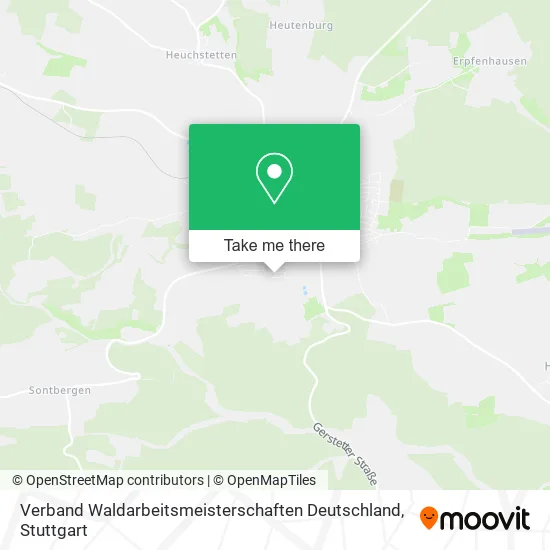 Карта Verband Waldarbeitsmeisterschaften Deutschland