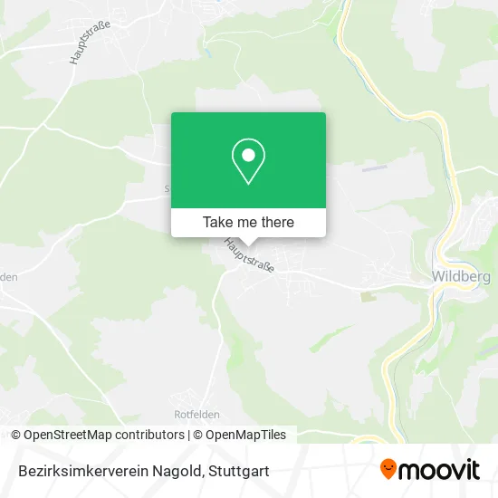 Карта Bezirksimkerverein Nagold
