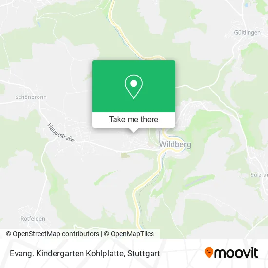 Карта Evang. Kindergarten Kohlplatte