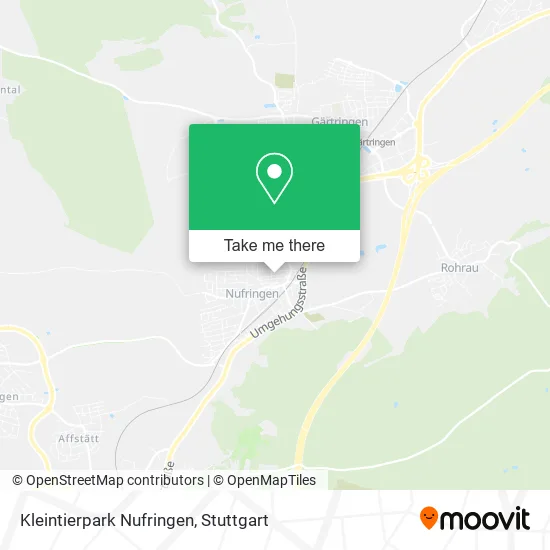 Карта Kleintierpark Nufringen
