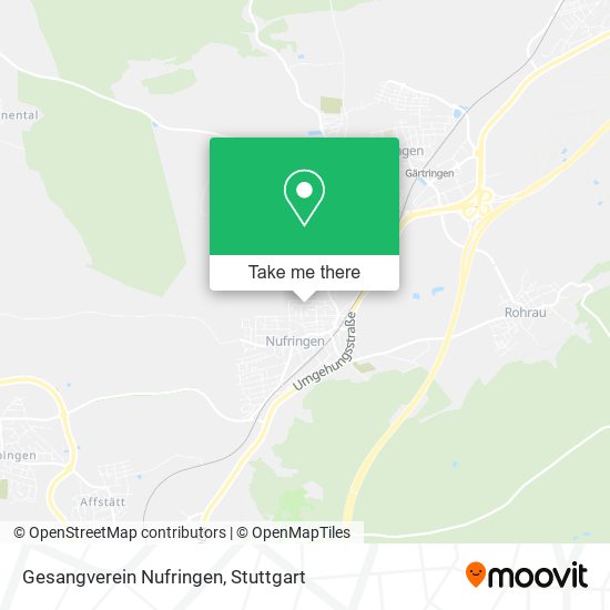 Gesangverein Nufringen map