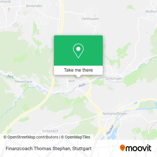 Карта Finanzcoach Thomas Stephan