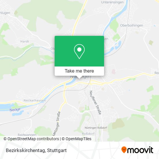 Bezirkskirchentag map