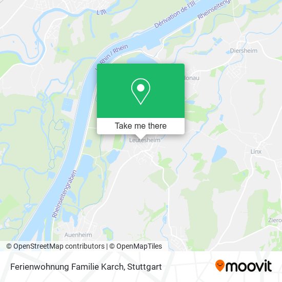 Карта Ferienwohnung Familie Karch