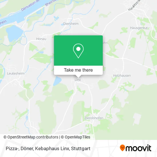 Карта Pizza-, Döner, Kebaphaus Linx