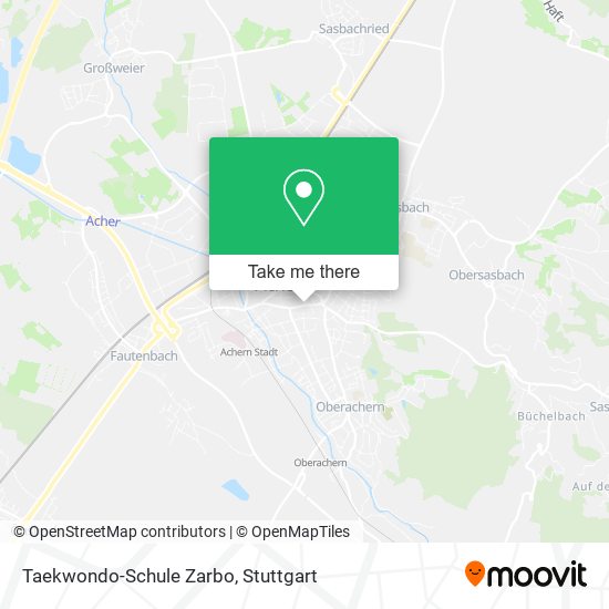 Taekwondo-Schule Zarbo map