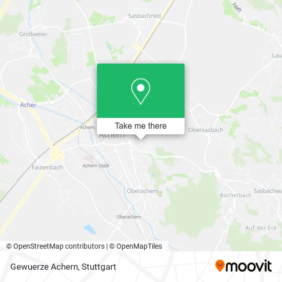 Карта Gewuerze Achern