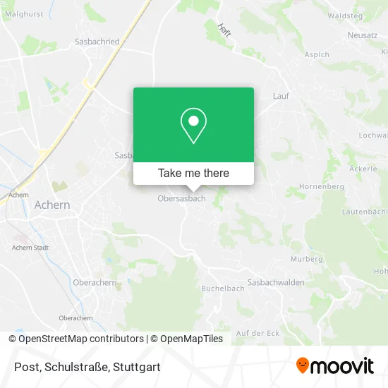 Карта Post, Schulstraße