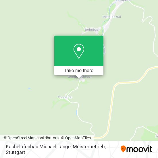 Kachelofenbau Michael Lange, Meisterbetrieb map