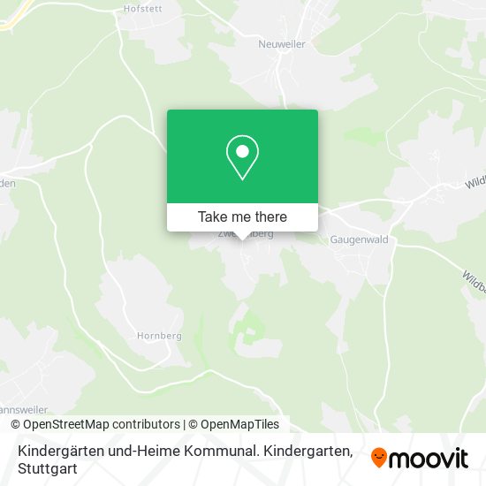 Kindergärten und-Heime Kommunal. Kindergarten map