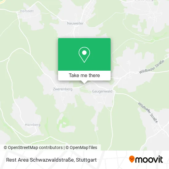 Карта Rest Area Schwazwaldstraße