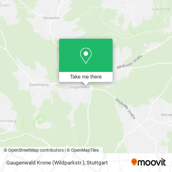 Карта Gaugenwald Krone (Wildparkstr.)