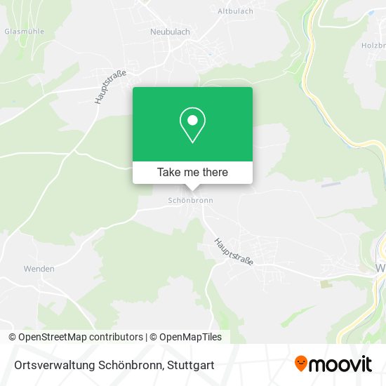 Ortsverwaltung Schönbronn map