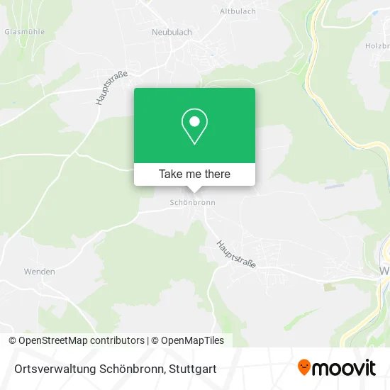 Карта Ortsverwaltung Schönbronn