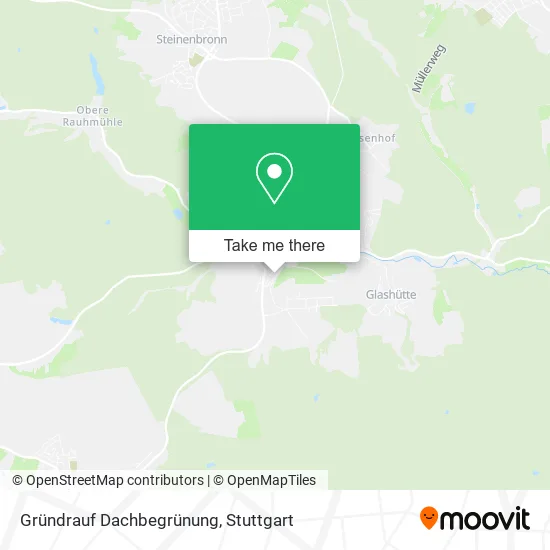 Карта Gründrauf Dachbegrünung