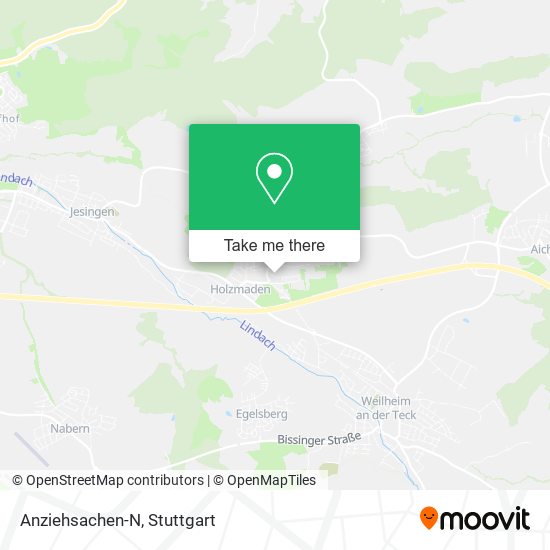 Карта Anziehsachen-N