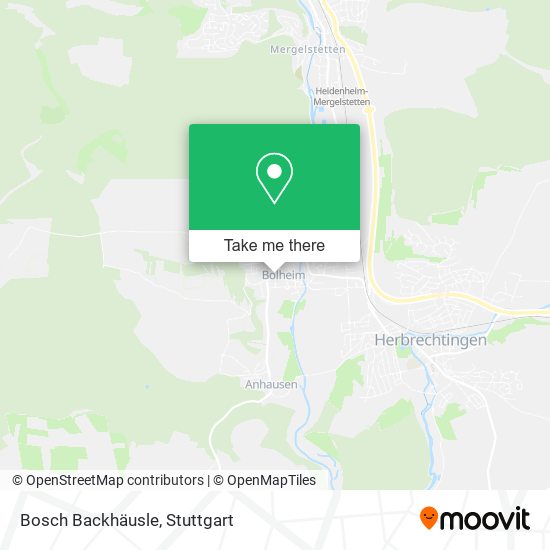 Bosch Backhäusle map