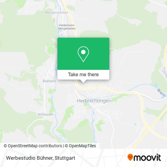 Карта Werbestudio Bühner