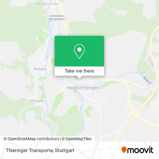Thieringer Transporte map