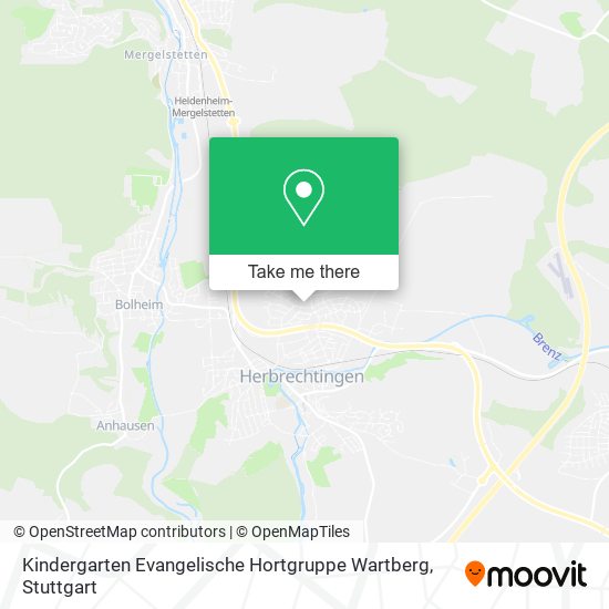 Kindergarten Evangelische Hortgruppe Wartberg map