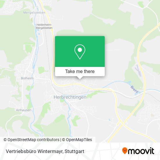 Карта Vertriebsbüro Wintermayr