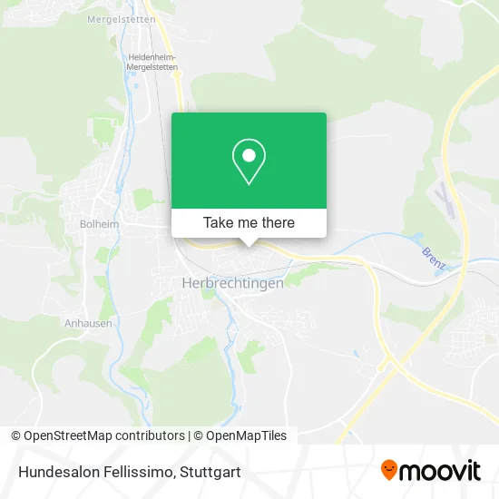 Карта Hundesalon Fellissimo