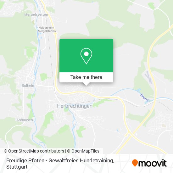 Freudige Pfoten - Gewaltfreies Hundetraining map