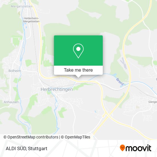 ALDI SÜD map