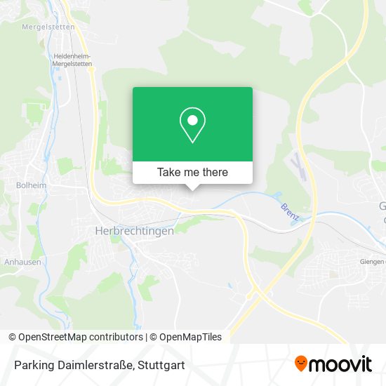 Parking Daimlerstraße map