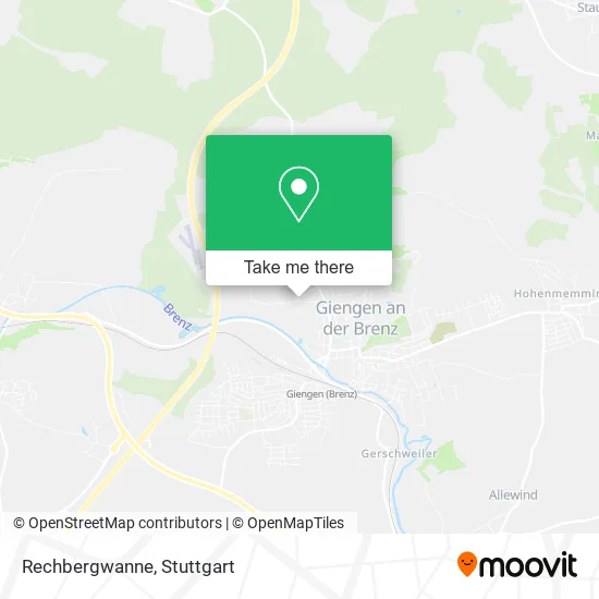 Карта Rechbergwanne