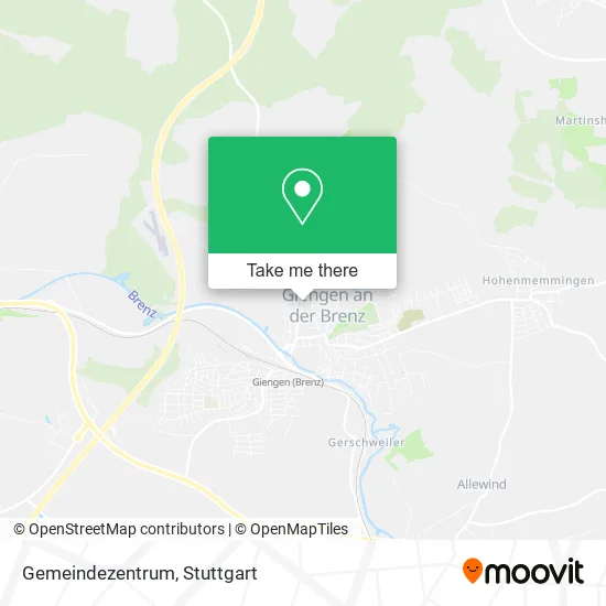 Карта Gemeindezentrum