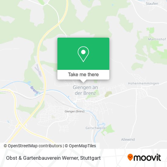 Obst & Gartenbauverein Werner map