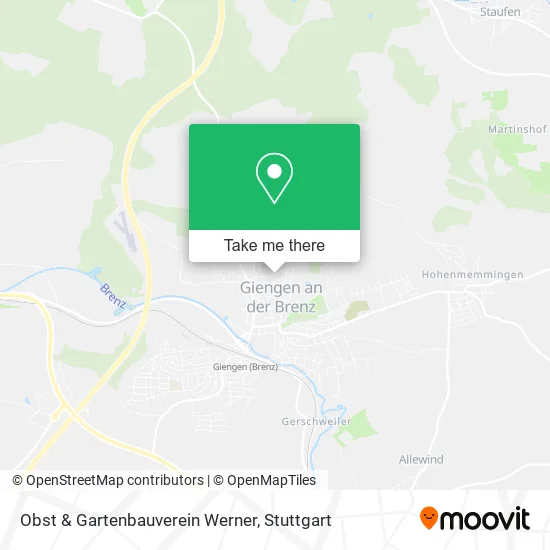 Карта Obst & Gartenbauverein Werner