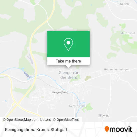 Карта Reinigungsfirma Krams