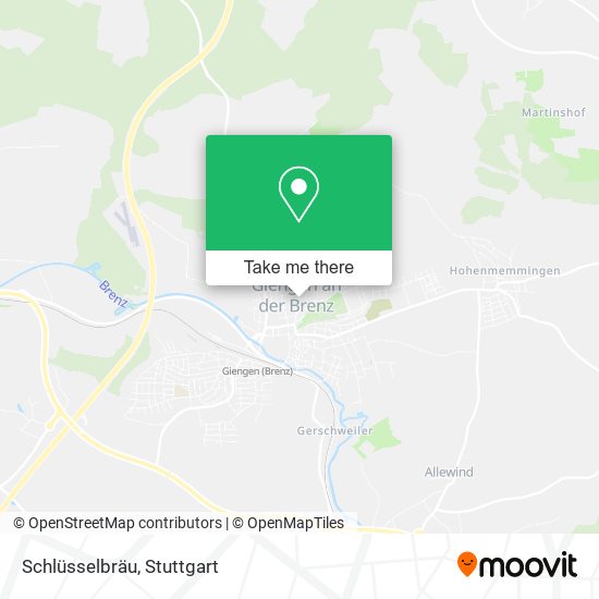 Schlüsselbräu map