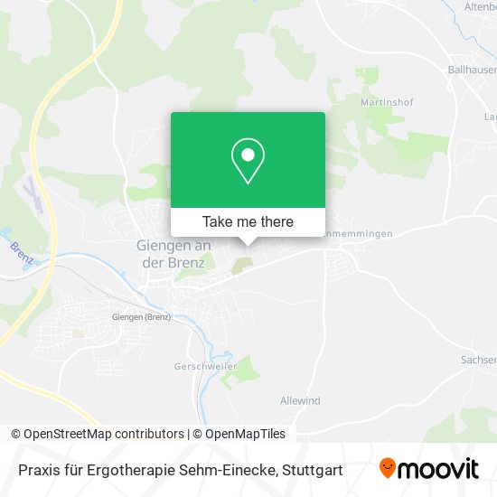 Карта Praxis für Ergotherapie Sehm-Einecke
