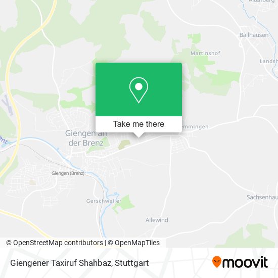 Giengener Taxiruf Shahbaz map