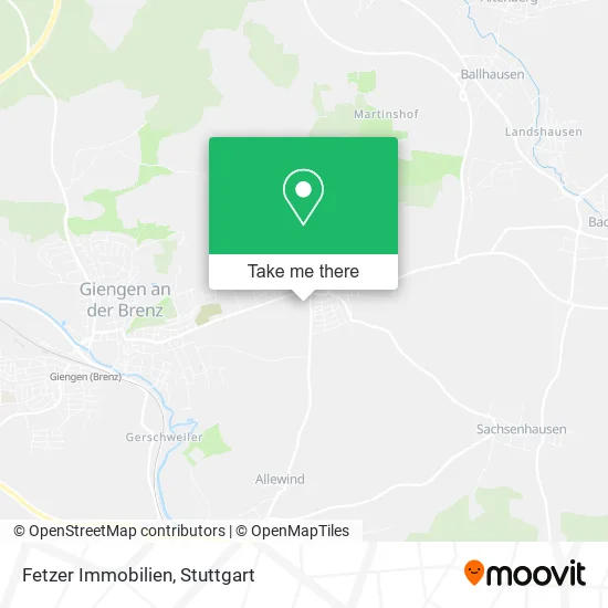 Карта Fetzer Immobilien