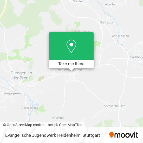 Карта Evangelische Jugendwerk Heidenheim