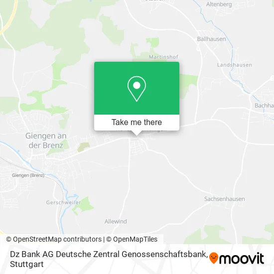Карта Dz Bank AG Deutsche Zentral Genossenschaftsbank